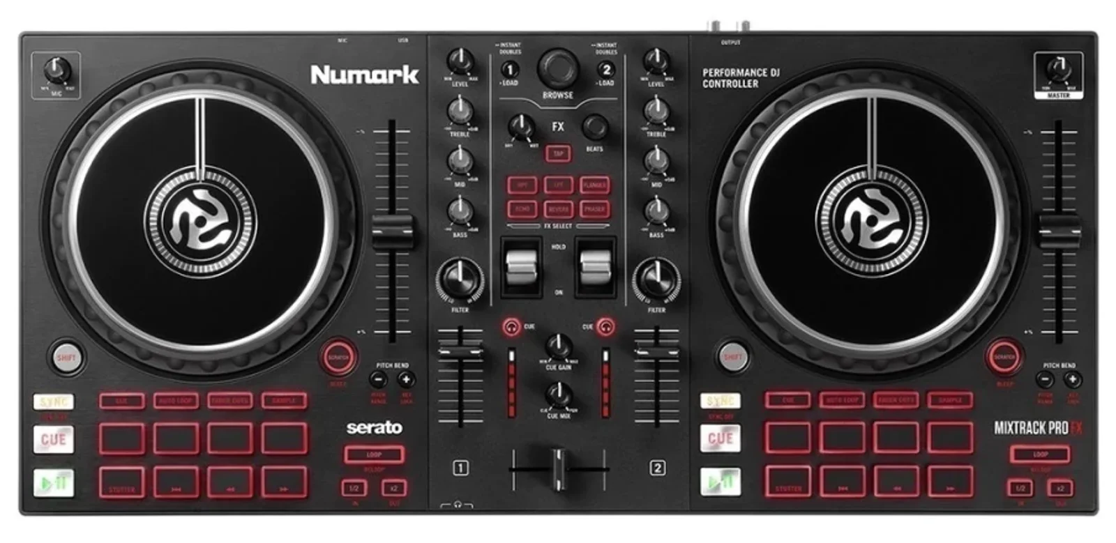 Controladora Numark Mixtrack Pro FX, el instrumento de GENODECK